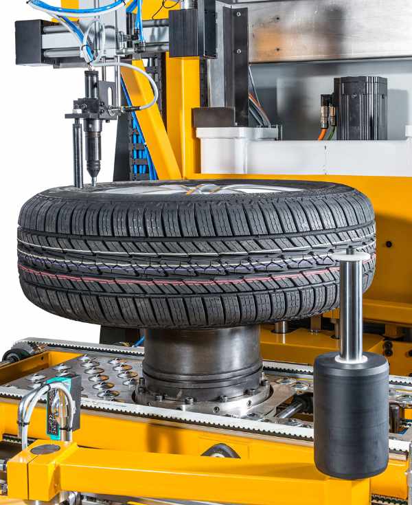 SEIB Industrie Produkte Komplettmontage Räderwuchtmaschine